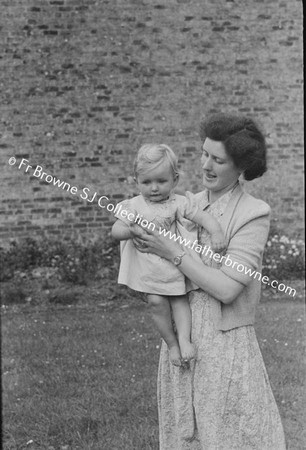 MRS ROSS WITH BRIGID MARY (GODCHILD)  NED AND KITTY MOLONEY WITH B-M